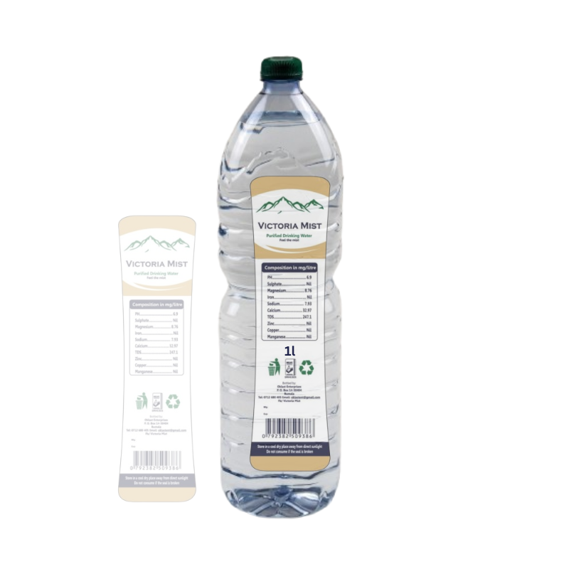 Victoria Mist Water Pack - 1 Litre